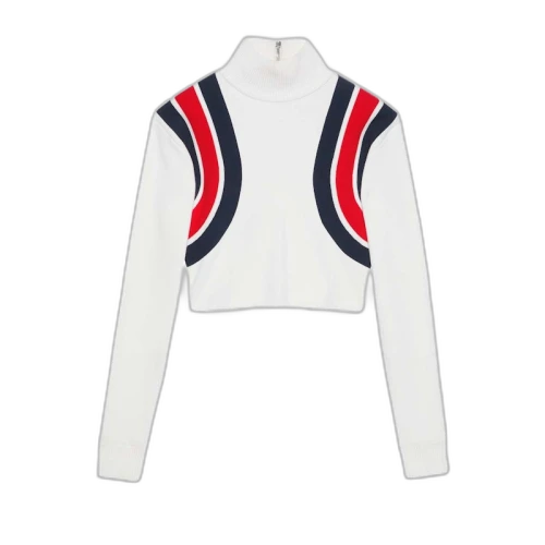 Gucci Viscose Knit Top Ivory