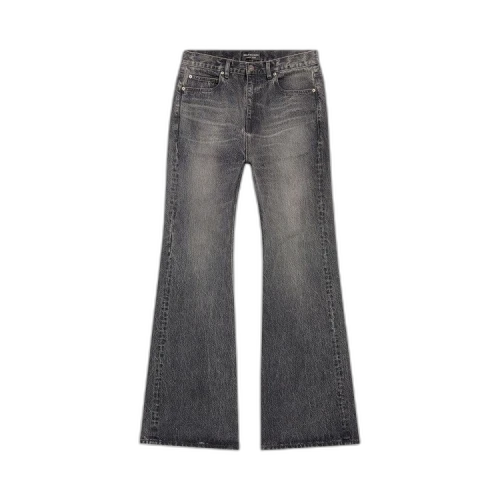 Balenciaga Flared Pants 'Wash Black/Marigold'