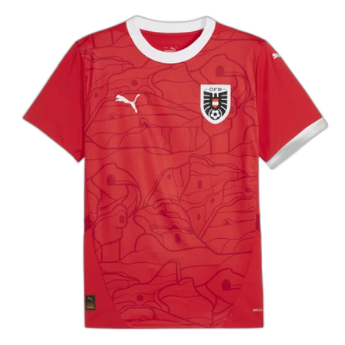 PUMA Austria 24 Replica Home Soccer Jersey 'Red'