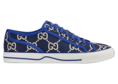Gucci Tennis 1977 Low GG Monogram Blue