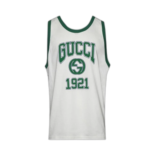 Gucci Jersey Tank Top 'Sunlight/Green'