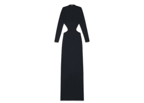 Balenciaga Women's Cut-Out Maxi Dress Black