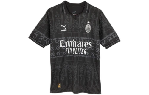 Puma x AC Milan x Pleasures Soccer Jersey 'Dark Version'
