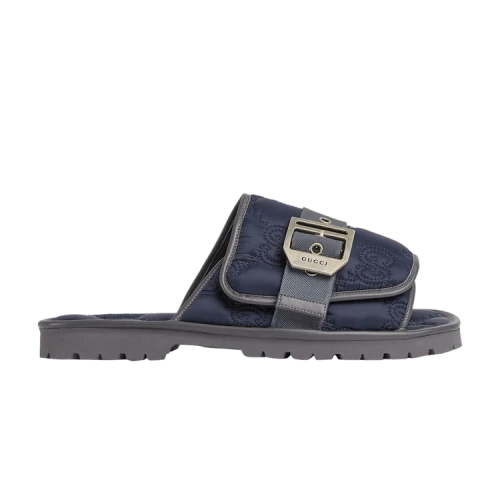 Gucci GG Slide Sandal 'Dark Blue'