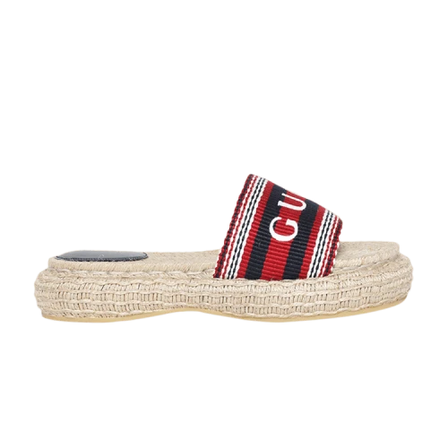 Gucci Espadrille Slide 'Blue Red' (Women's)