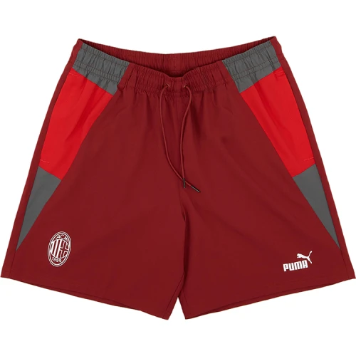 PUMA AC MilanTraining Shorts Soccer Bottom Men's Red Black Legion