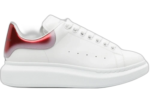 Alexander McQueen Oversized White Red Chrome Gradient