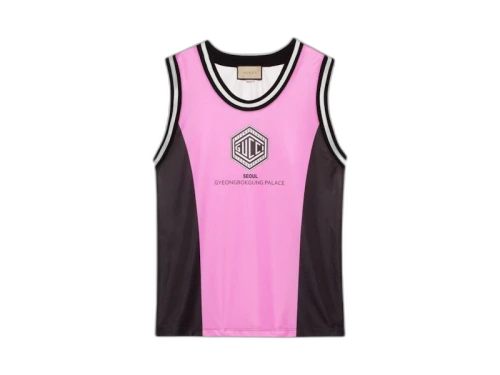 Gucci Technical Jersey Tank Top Pink