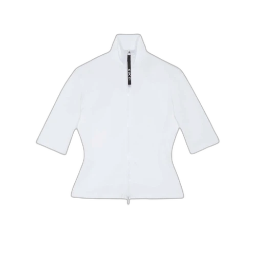 Gucci Shiny Lycra Top White
