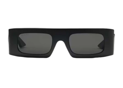 Gucci Rectangular-Frame Sunglasses Black (779489 J1691 1012)