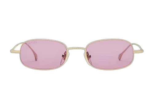 Gucci Rectangular Frame Sunglasses Gold (779496 I3330 8058)