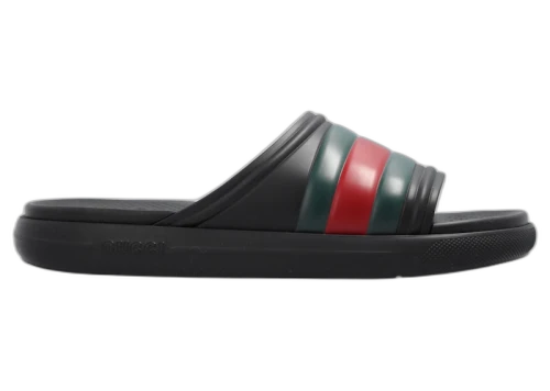 Gucci Web Slide Sandal Black Green Red