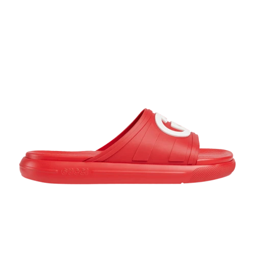 Gucci Slide 'Interlocking G - Maple Red'