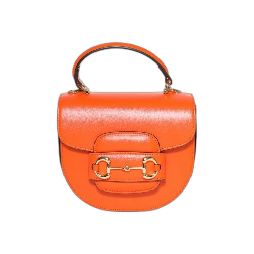Gucci Horsebit 1955 Mini Top Handle Bag 'Orange/Red'