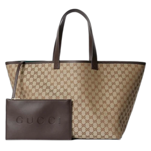Gucci Totissima Large Tote Bag Beige/Ebony