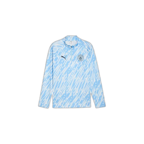 PUMA Manchester CityQuarter Zip Soccer Jersey Men's Blue