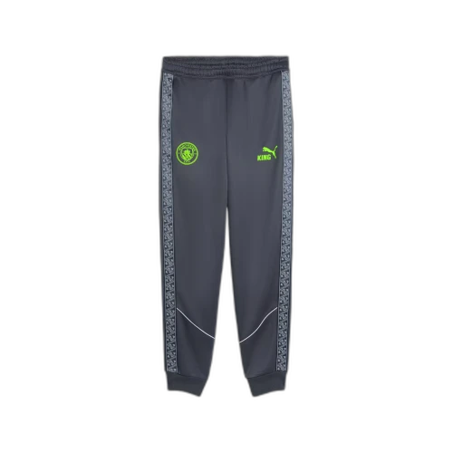 PUMA King Soccer Bottoms Men's Galaxy Gray Professional Green Cuffed Pants