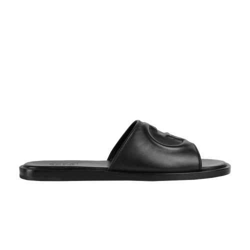 Gucci Slide Sandal 'Interlocking G - Black'