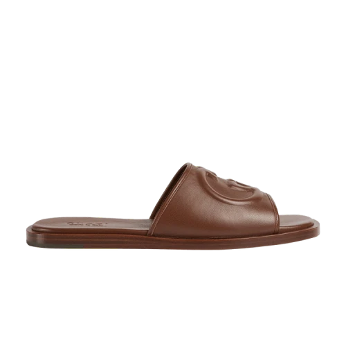 Gucci Slide Sandal 'Interlocking G - Olivier Brown'