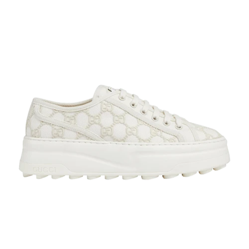 Gucci Tennis 1977 Low 'Off White GG Embroideries' (Women's)