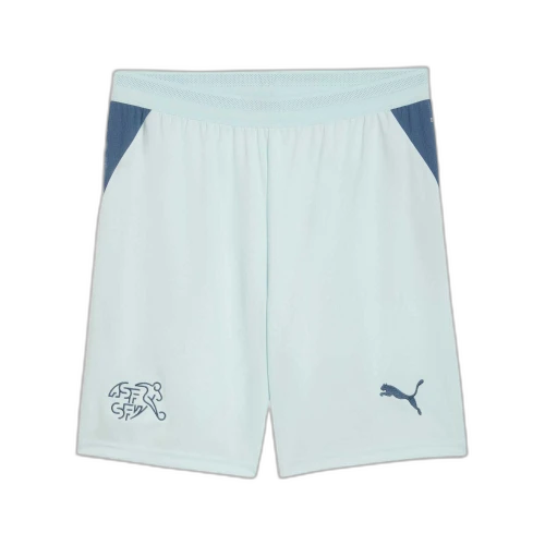 PUMA Soccer Bottoms Men's Ocean Glass Dark Indigo Moderate Straight Fit Pants