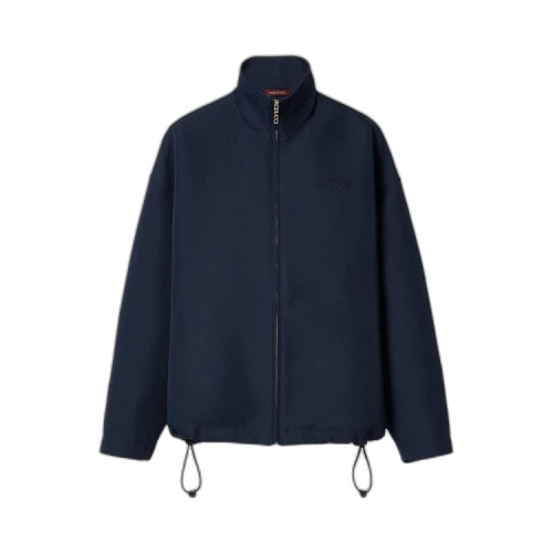 Gucci Acetate Gabardine Bomber Jacket 'Petroleum Blue'