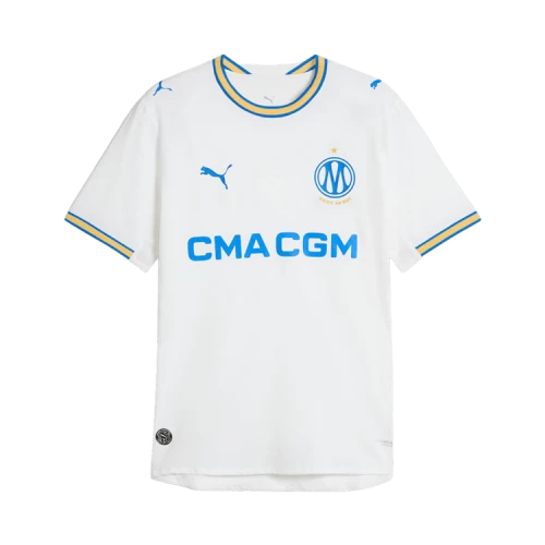 PUMA Olympique De Marseille 26 27 Authentic Home Jersey 'White'
