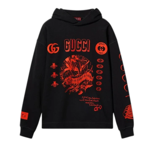 Gucci Symbols Hoodie 'Black'