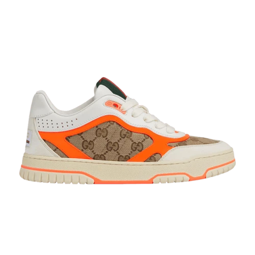Gucci Re-Web Sneaker 'GG Canvas - Beige Orange' (Women's)