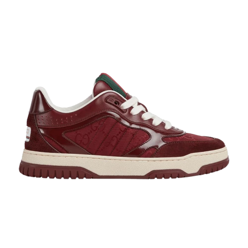Gucci Re-Web Sneaker 'GG Canvas - Rosso Ancora' (Women's)