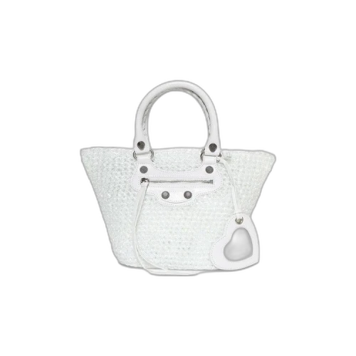 Balenciaga Le Cagole Small Panier Bag 'Optic White'