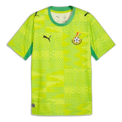 PUMA x GHANA x SALEHE BEMBURY Goalkeeper Jersey 'Lime Smash Green Fruit'