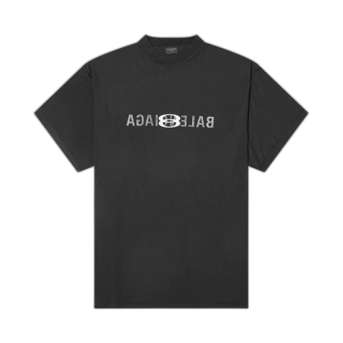 Balenciaga Inside Out T-Shirt 'Faded Black/White'