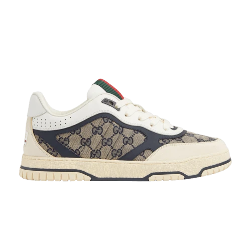 Gucci Re-Web Sneaker 'GG Canvas - Beige Ivory Blue'
