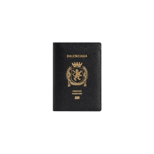 Balenciaga Passport Holder Black