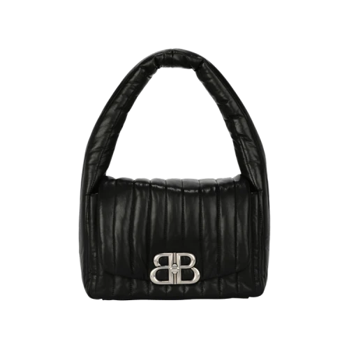 Balenciaga Quilted Monaco Sling S Bag Black