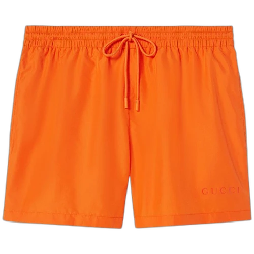 Gucci Technical Poplin Swim Short 'Bright Orange'