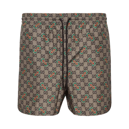 Gucci Swim Shorts 'Green/Gold'