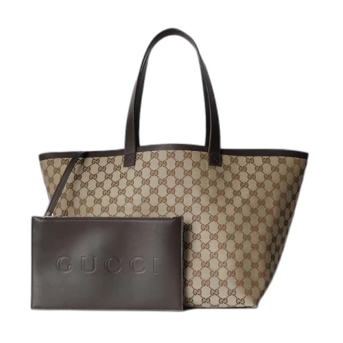 Gucci Totissima Medium Tote Bag Beige/Ebony