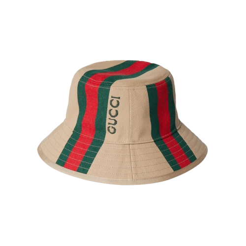 Gucci Web Bucket Hat 'Camel'