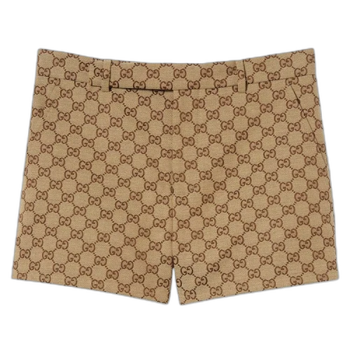 Gucci Canvas Shorts 'Camel/Ebony'