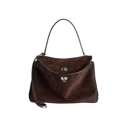 Balenciaga Medium Rodeo Top Light Espresso