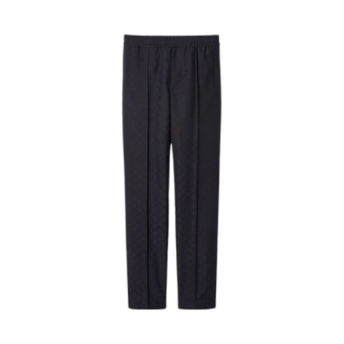 Gucci Jacquard Trousers 'Ink'