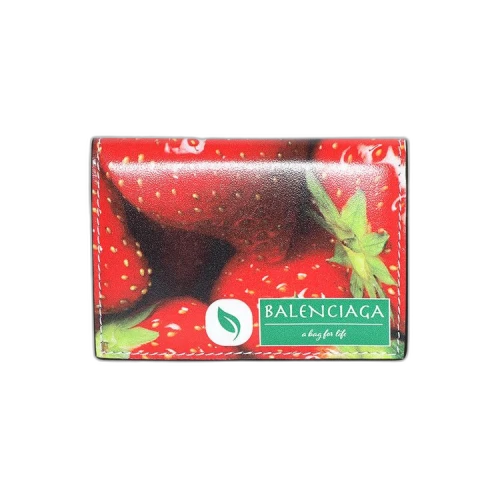 Balenciaga Antwerp Mini Wallet 'Strawberry'