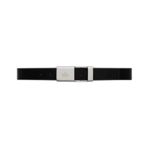 Gucci Plaque Buckle Belt 'Black'