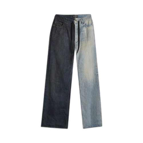 Balenciaga Fifty-Fifty Pants 'Grey/Outback Blue'