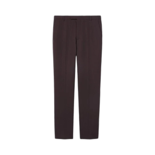 Gucci Embroidered Wool Pant 'Dark Bordeaux'