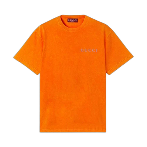 Gucci Printed Jersey T-Shirt 'Orange'