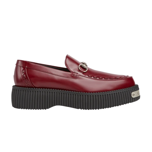 Gucci Horsebit Creeper Loafer 'Rosso Ancora Red'