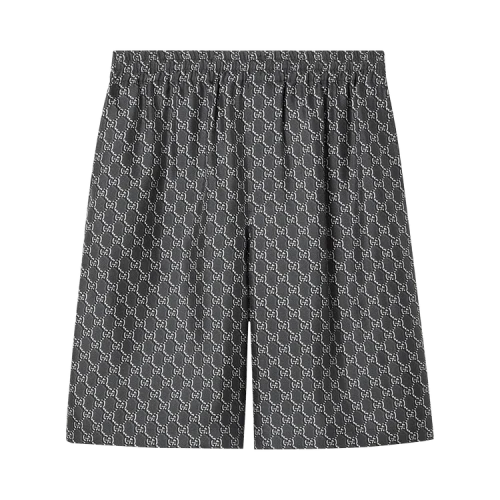 Gucci Monogram Shorts 'Grey/White'